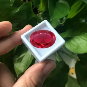 Exquisite Natural Red Ruby 13x18mm Sri-Lanka Garnet Ruby Oval Cut VVS Loose Gemstone For Diy Jewelry Making