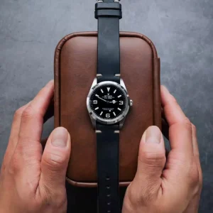Leather Watch Bands for Men, Horween Quick Release Leather Watch Strap Vintage Watch Replacement Wrap of 18 19 20 21 22mm